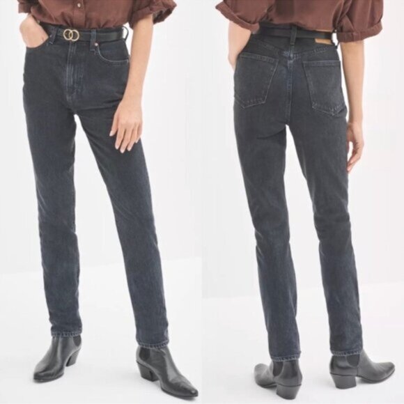 🌟 DENIM FORUM🌟 NINA SUPER HIGH RISE CIGARETTE JEANS - Picture 2 of 9